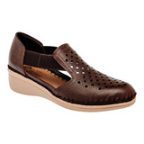 Zapato Casual Mujer Lobo Solo 4705b Café 101-430