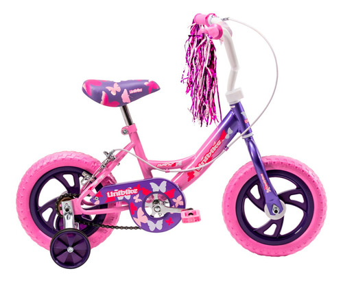 Bicicleta Infantil Unibike Goma Para Niño Niña Tek R12