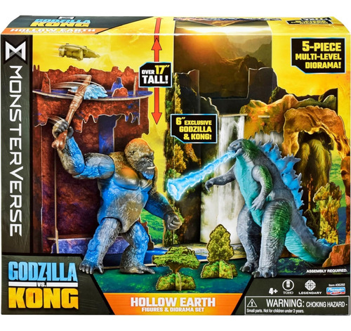 Godzilla Vs Kong Hollow Earth Diorama Set