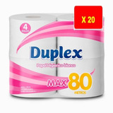 Papel Higiénico Duplex Max 80 Mts. X 2 Bolsones