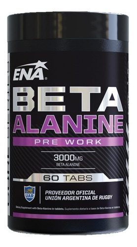 Beta Attack 60 Tabs Ena Sport - Beta Alanina Pre Work Sabor N/a