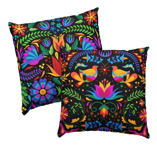 Modernos Para Sala Set Huichol 2pz Fundas