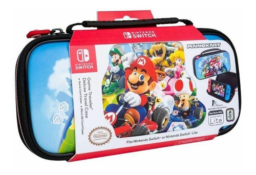 Estuche Nintendo Switch Lite Mario Kart Original Deluxe Oled