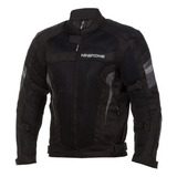 Campera Moto Ninetoone Cordura 4s Negro