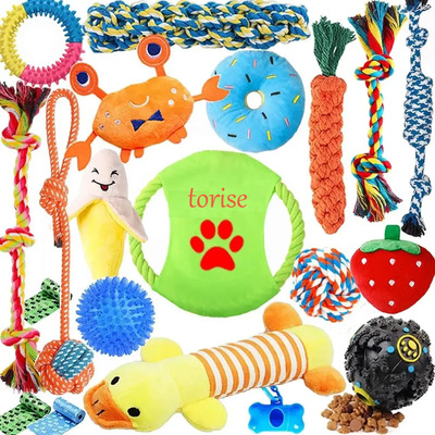 Juguetes De Morder De Cuerda Para Perros Y Cachorros 18 Pcs
