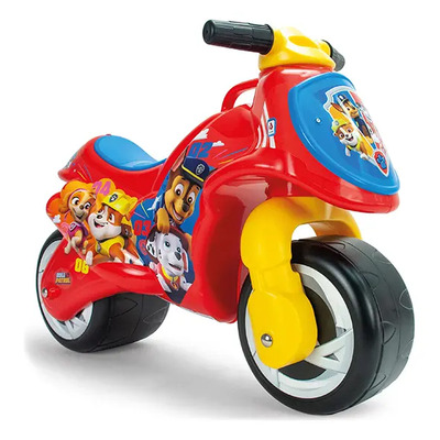 Moto Montable Correpasillos Infantil Neox Paw Patrol Injusa Color Rojo | Meses sin interés