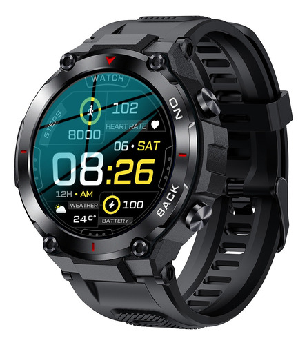 Relojes Inteligente 5atm Gps Hombres Impermeable Smart Watch