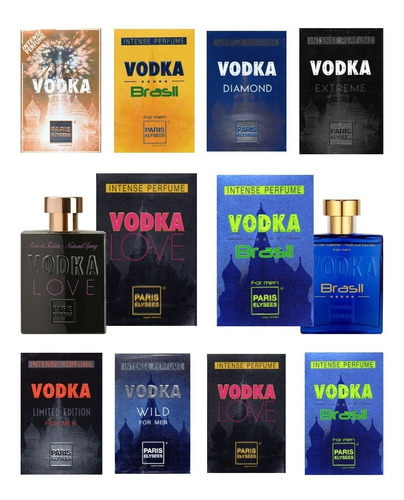 Kit De Perfume Para Revenda Com 10 Paris Elysses Vodka