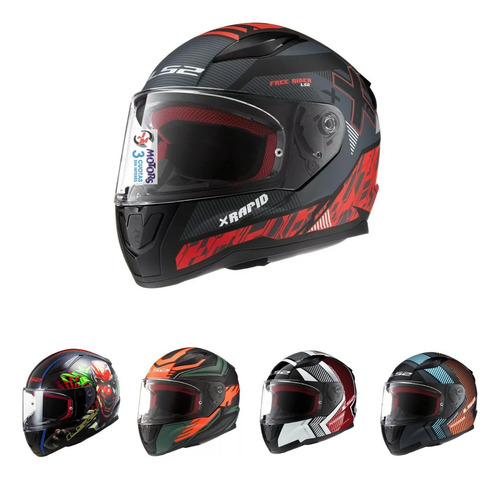 Jm Nuñez Casco Ls2 353 Rapid Happy Dreams Xtreet Extra Gale