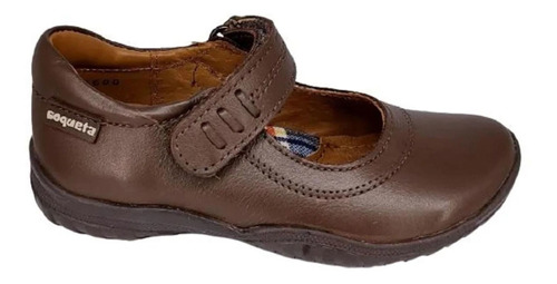 Zapato Escolar Niña 38700-f Coqueta Piel Casual Confort (14.