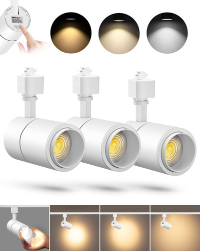 3-color Zoomable 20w Led Track Lighting Heads H Type Track L
