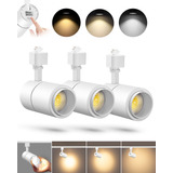 3-color Zoomable 20w Led Track Lighting Heads H Type Track L