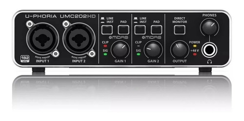 Behringer Umc 202 Hd Interface Usb