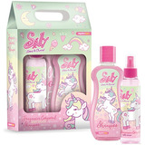 Set Body Splash Infantil Sally + Shampoo Algabo Kids P3804