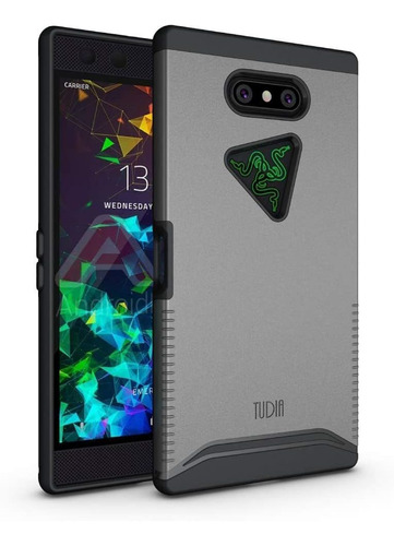 Tudia Merge Diseñado Para Funda Razer Phone 2, Doble Capa P.