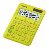 Calculadora De Mesa Casio Ms-20uc Verde Lima