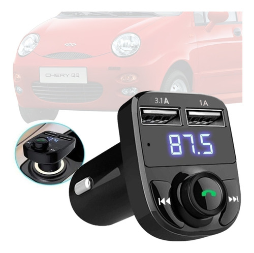 Adaptador Bluetooth Conversor Fm Universal Chery Qq