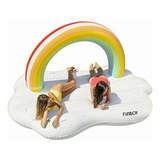 Funboy Giant Inflatable Rainbow Cloud Daybed Pool Float