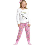 Pijama Infantil Feminino Longo Unicórnio