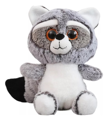 Peluche Mapache Felpa Suave Kawaii 30 Cm