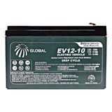 Kit 4 Bateria Selada 12v 10ah Global Ev12-10