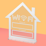 Blulu Patrón Wifi, Letrero De Contraseña De Internet, Patrón