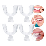 4 Par Protectores Bucales Guardas Dentales Gel Moldeable F