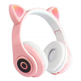 Auriculares Cute Ear Auriculares B39 Pink Cat Lights Auricul