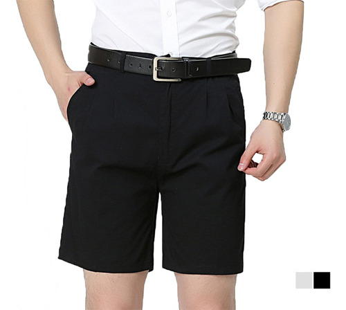 Bermuda Short Pantalones Cortos Ajuste Clásico Para Hombre