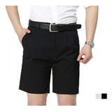 Bermuda Short Pantalones Cortos Ajuste Clásico Para Hombre