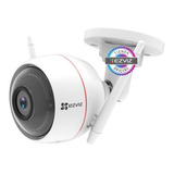 Cámara Seguridad Ip Wifi Ezviz 1080p Con Luz Y Sirena Color Blanco