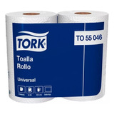 Toalla De Papel Tork Doble Hoja X 4 Rollos 24 Mts 