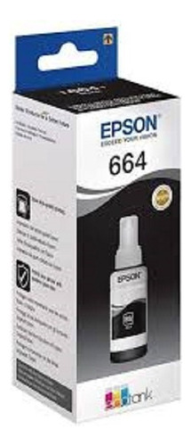 Cartucho De Tinta Epson T664120 Color Negro