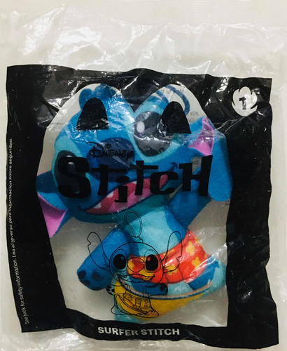 Peluche Juguete Mc Donalds 2022 Surfer Stitch