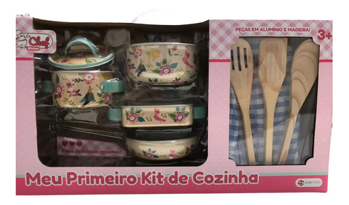 Conjunto Meu Primeiro Kit De Cozinha Infantil Shiny Toys