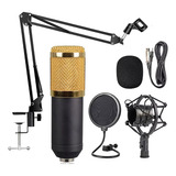 Microfone Estúdio Pop Filter Aranha Braço Articulado Bm 800