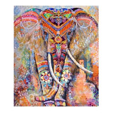 Elefante Hindú Bordado Pintura Diamante 40x50cm