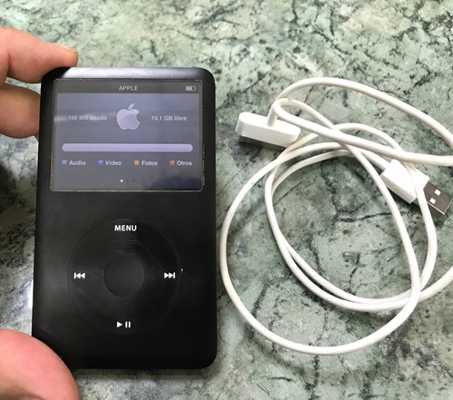  Apple iPod Classic 160 Gb 7th Gen Black Mod A1238 