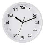 Reloj De Pared Análogo 20cm Blanco