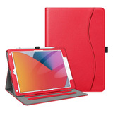 Funda Fintie, Rojo, Compatible iPad De 9ª/8ª/7ª Gen 10.2 