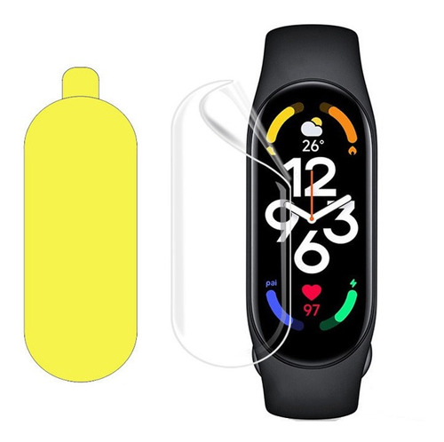 Película Tpu Gel Para Xiaomi Mi Band 7, Mi Smart Band 7 C/ 2