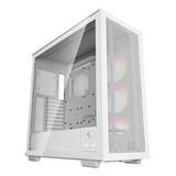 Gabinete Modular Deepcool Morpheus Wh E-atx Cristal Templado Color Blanco