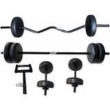 Barra Recta Barra Z Mancuernas Y Rusa, Pesas 80lbs Ssr Sport