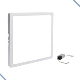 Painel Plafon Sobrepor Led 40w 40x40 Quadrado Branco Frio No