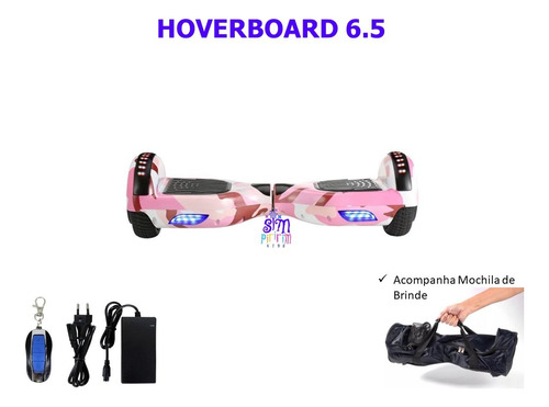 Hoverboard Scooter Elétrico 6.5 Led Cores Smart Balance