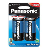 Panasonic Pila Carbon Tamaño D Blister Dos Pz Pack 6 Blister