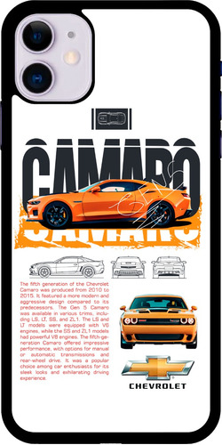 Funda Para Celular Diseño Auto Coche Chevrolet Camaro #2