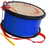Bombo Infantil Azul Luen Kids Instrumento Percussão Fanfarra
