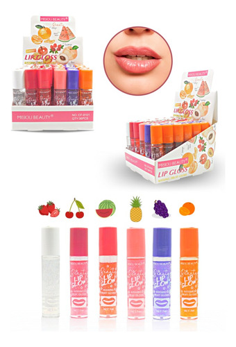 Gloss Labial Brilloso Roll On Misiou Beauty Aroma Frutas