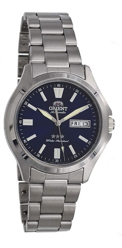 Reloj Hombre Orient Ra-ab0f09l Automátic Pulso Plateado Just